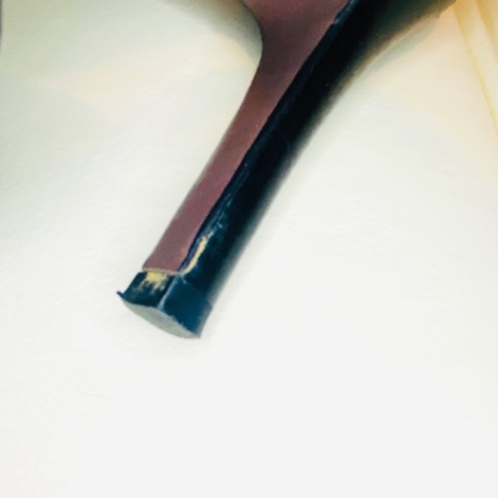 COACH Messina signature leather bootie stiletto sexy witchy heel with buckle - Picture 4 of 7